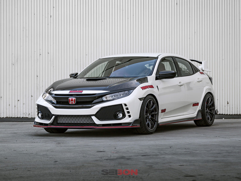 Seibon 2017 Honda Civic Type R OEM Carbon Fiber Hood-thumbmail-3