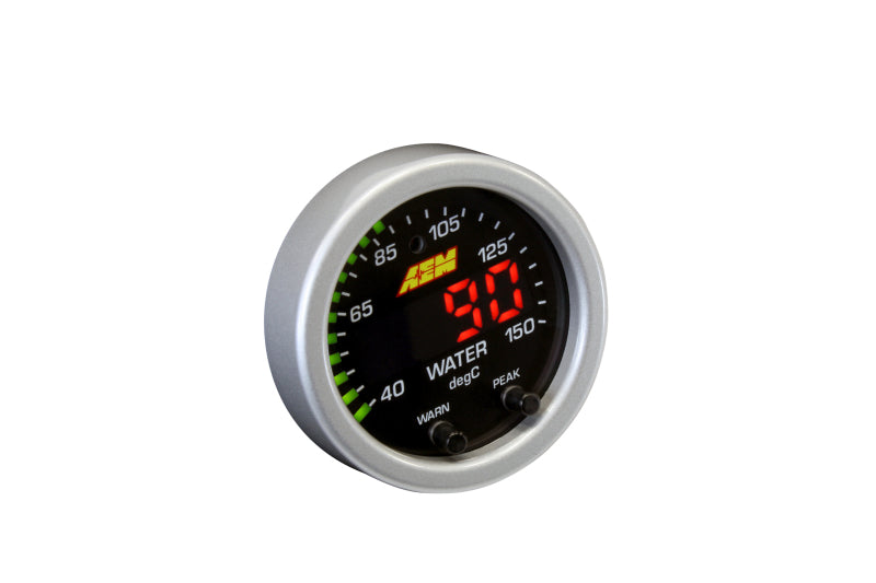AEM X-Series Temperature 100-300F Gauge Kit (ONLY Black Bezel and Water Temp. Faceplate)-thumbmail-9
