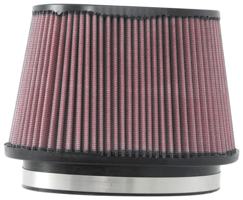 K&N Universal Rubber Filter 6.25in x 4in Oval FLG / 7.375in x 5.5in Base / 6.25in x 4in Top / 5in H-thumbmail-3