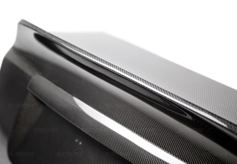 Seibon 08-14 Subaru Impreza WRX/STi 4dr C-style Carbon Fiber Trunk Lid-thumbmail-4