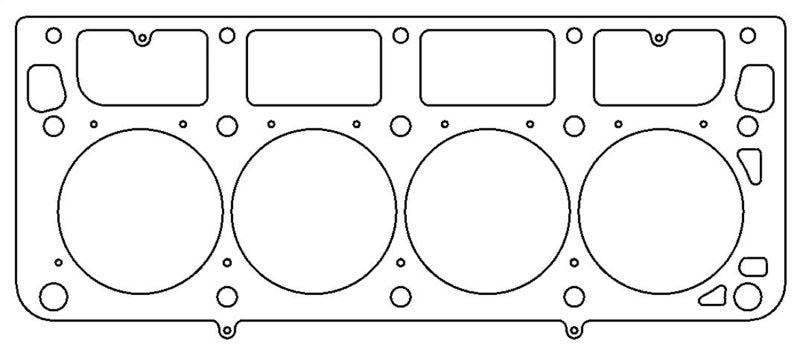 Cometic GM LS1 (w/M.I.D. Sleeves) 3.910 inch Bore .040 inch MLS Headgasket-thumbmail-6