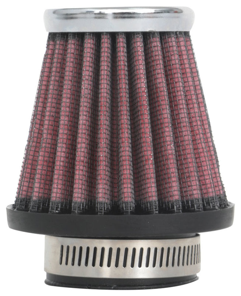 K&N Universal Round Tapered Chrome Filter 1.563in Flange ID x 3in Base OD x 2in Top OD x 3in H-thumbmail-12