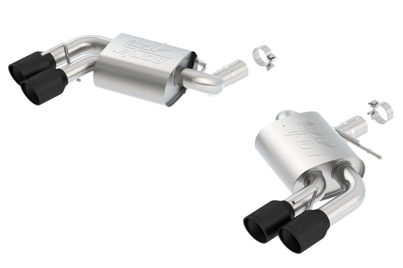 Borla 16-18 Chevy Camaro V8 SS AT/MT ATAK Rear Section Exhaust w/o Dual Mode Valves Ceramic Black-thumbmail-2