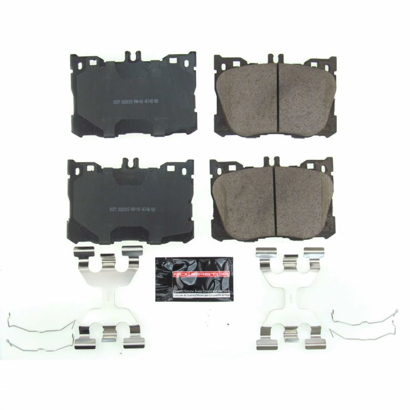 Power Stop 17-18 Mercedes-Benz C43 AMG Front Z23 Evolution Sport Brake Pads w/Hardware-thumbmail-1