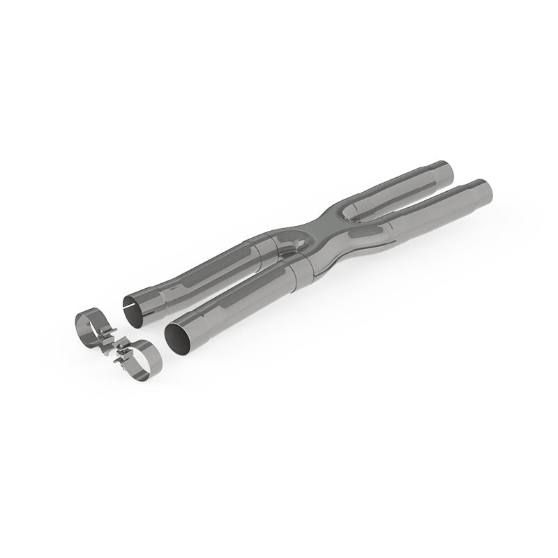 MBRP 15-19 Ford Mustang GT 2.5in Resonator Delete X-Pipe - T409-thumbmail-2