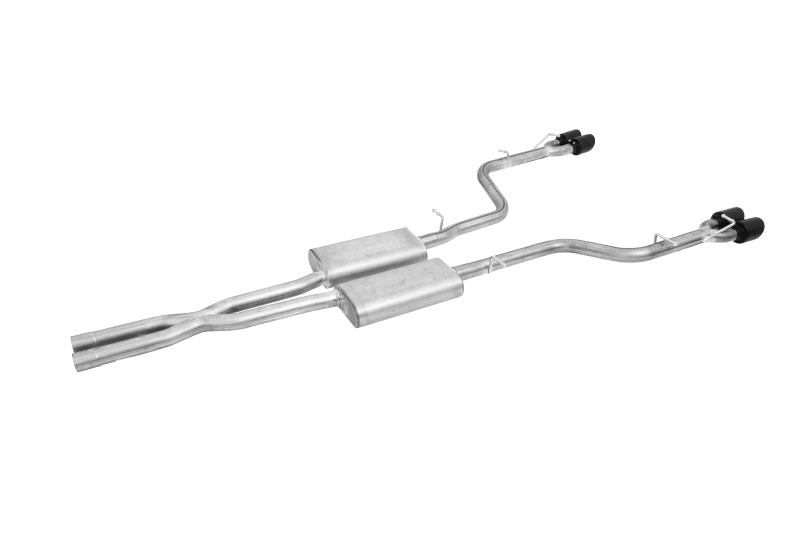 Gibson 09-15 Dodge Challenger R/T 5.7L 2.5in Cat-Back Dual Exhaust - Black Elite (Ceramic)-thumbmail-1