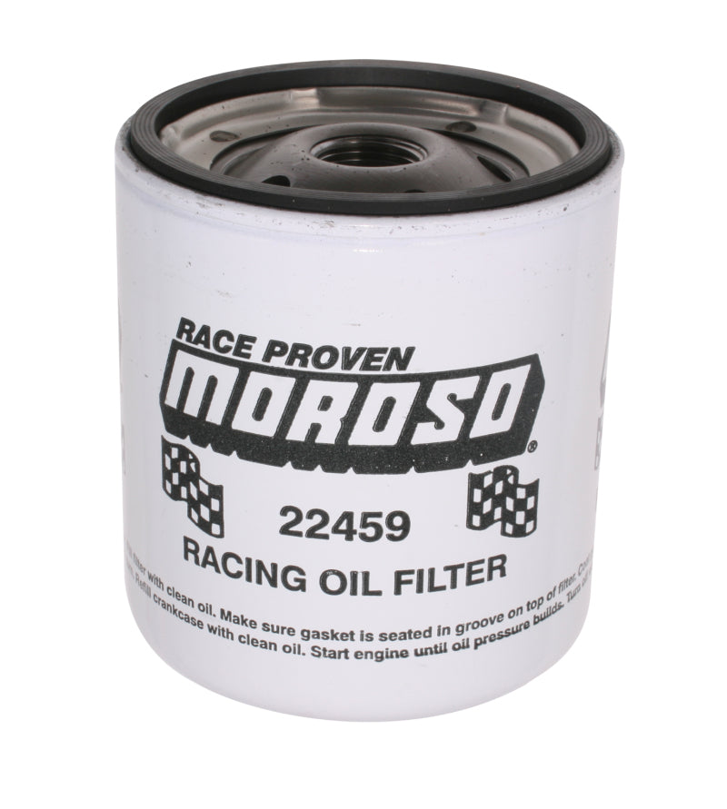 Moroso Chevrolet 13/16in Thread 4-9/32in Tall Oil Filter - Racing-thumbmail-1