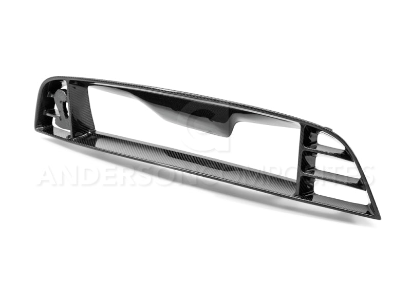 Anderson Composites 10-14 Ford Mustang/Shelby GT500 Front Upper Grille (w/ Spot for Cobra Emblem)-thumbmail-2