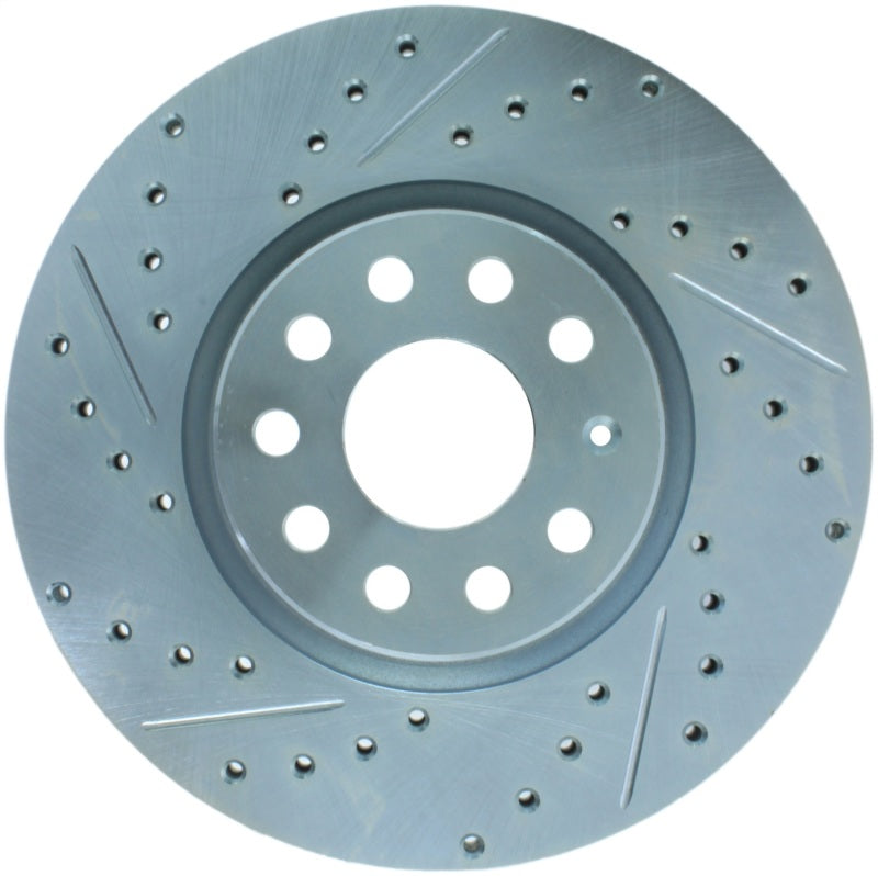 StopTech Select Sport 06-17 Volkswagen Jetta Slotted & Drilled Front Right Rotor-thumbmail-4