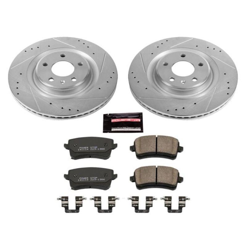Power Stop 13-17 Audi Q5 Rear Z23 Evolution Sport Brake Kit-thumbmail-1