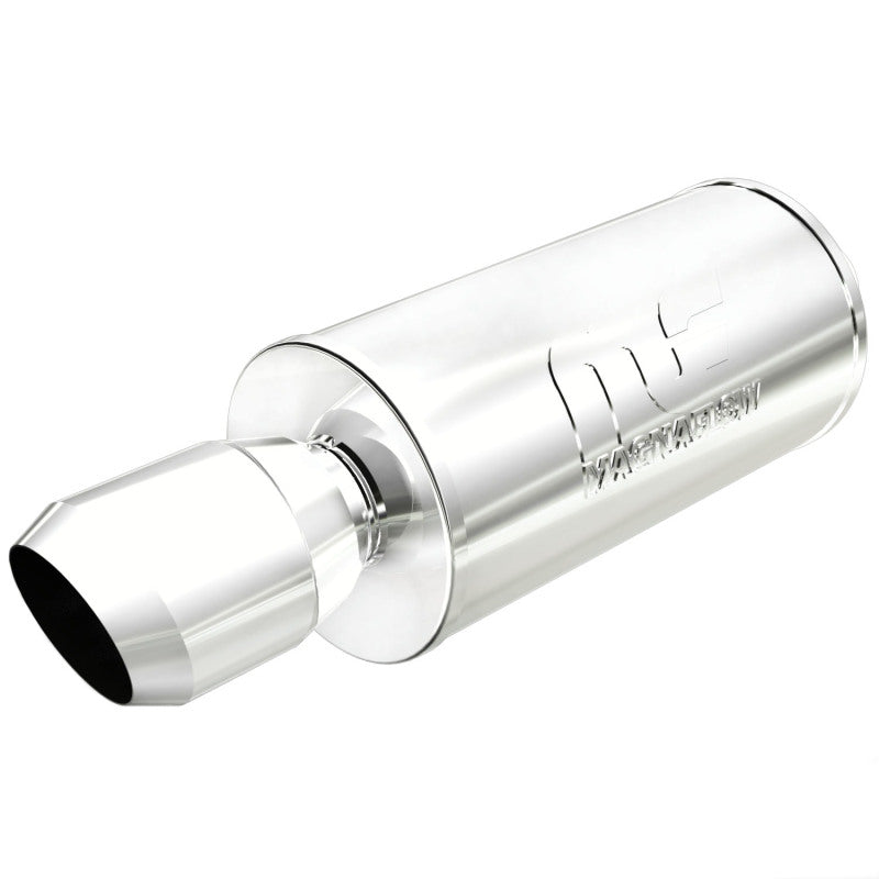 MagnaFlow Muffler W/Tip Mag SS 14X7X7 2.25/4.-thumbmail-1