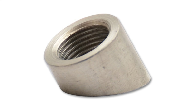 Vibrant 45 deg. Angled Oxygen Sensor Weld Bung T304 SS (M18 x 1.5 thread) - Retail Pack of 1 pc.-thumbmail-3