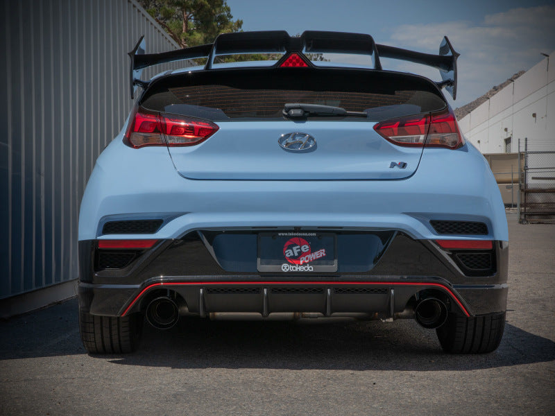 aFe 21-22 Hyundai Veloster N L4-2.0L Takeda 3in 304 SS Axle-Back Exhaust System w/ Black Tip-thumbmail-2