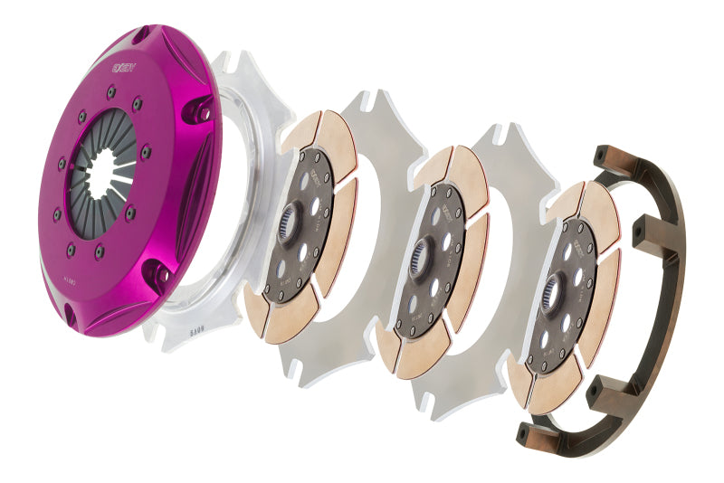 Exedy Universal Builder Series Triple Metallic Clutch Does NOT Incl FW Req. Custom Clutch Actuation-thumbmail-3
