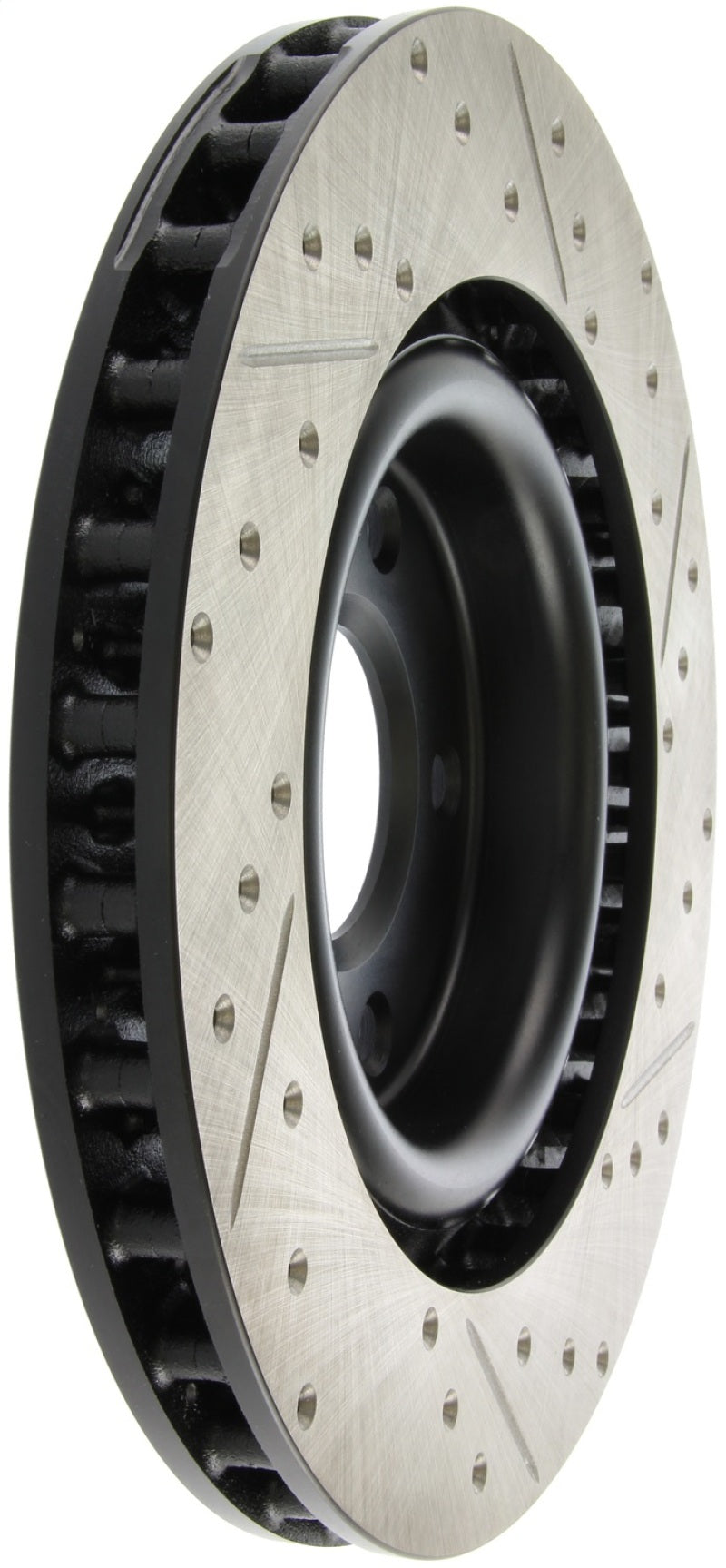 StopTech Power Slot 05-07 Cadillac XLR / 06-09 Chevy Corvette Front Right Drilled & Slotted Rotors-thumbmail-5