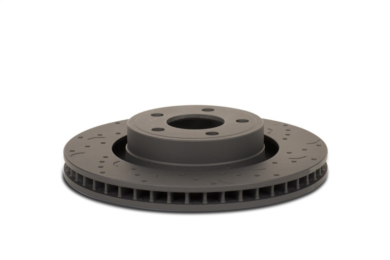 Hawk Talon 1992 Volkswagen Corrado Drilled and Slotted Front Brake Rotor Set-thumbmail-5