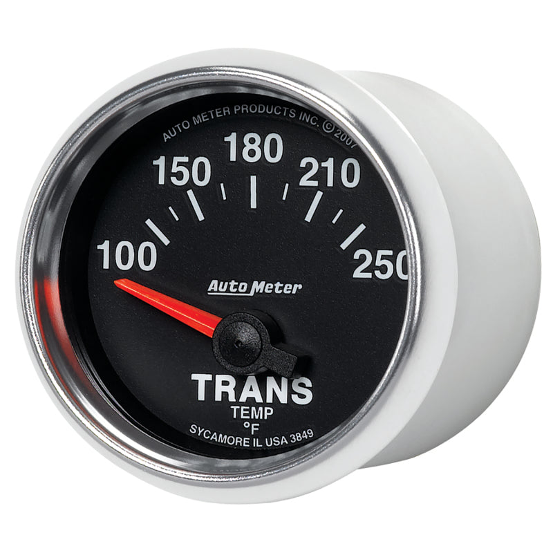 Autometer GS 52mm 100-250 Degree F Short Sweep Electronic Transmission Temperature Gauge-thumbmail-3