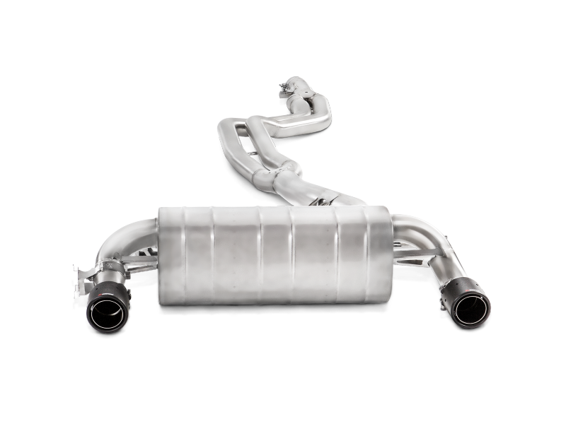 Akrapovic 16-17 BMW 340i (F30 F31) Evolution Line Cat Back (SS) w/ Carbon Tips (Req. Link Pipe)-thumbmail-8