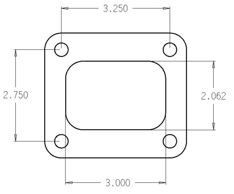 Cometic Turbo FLG T4 Garrett Exh Inlet .010in Exhaust Gasket-thumbmail-3