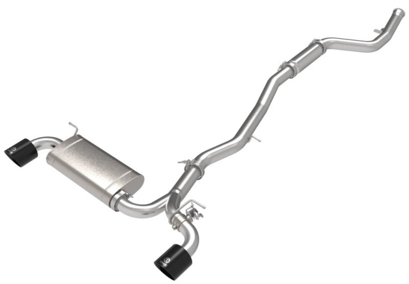 aFe POWER Takeda 2021 Toyota Supra 2.0L (t) 2.5in-3in 304 SS CB Exhaust w/ Black Tips-thumbmail-7