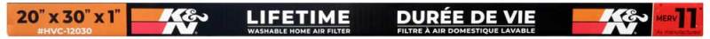 K&N HVAC Filter - 20 x 30 x 1-thumbmail-3