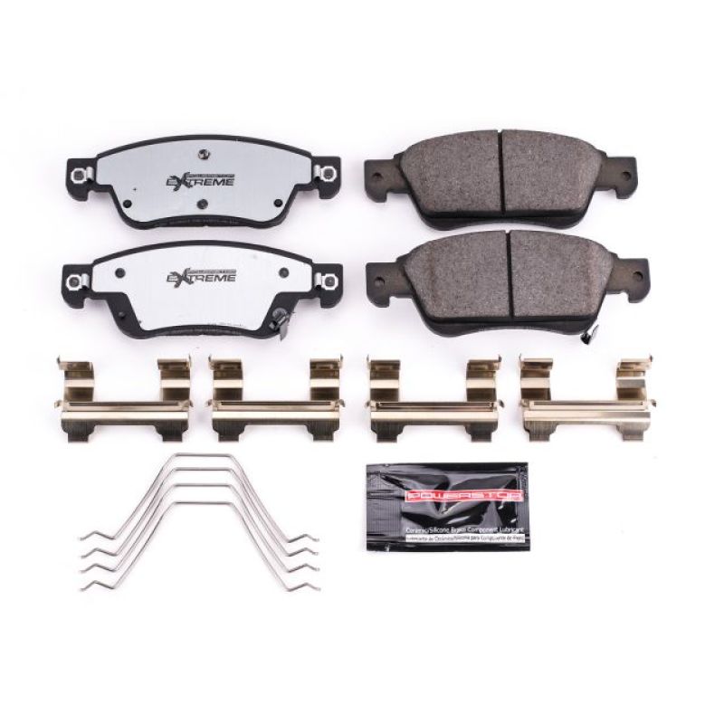 Power Stop 07-08 Infiniti G35 Front Z26 Extreme Street Brake Pads w/Hardware-thumbmail-1