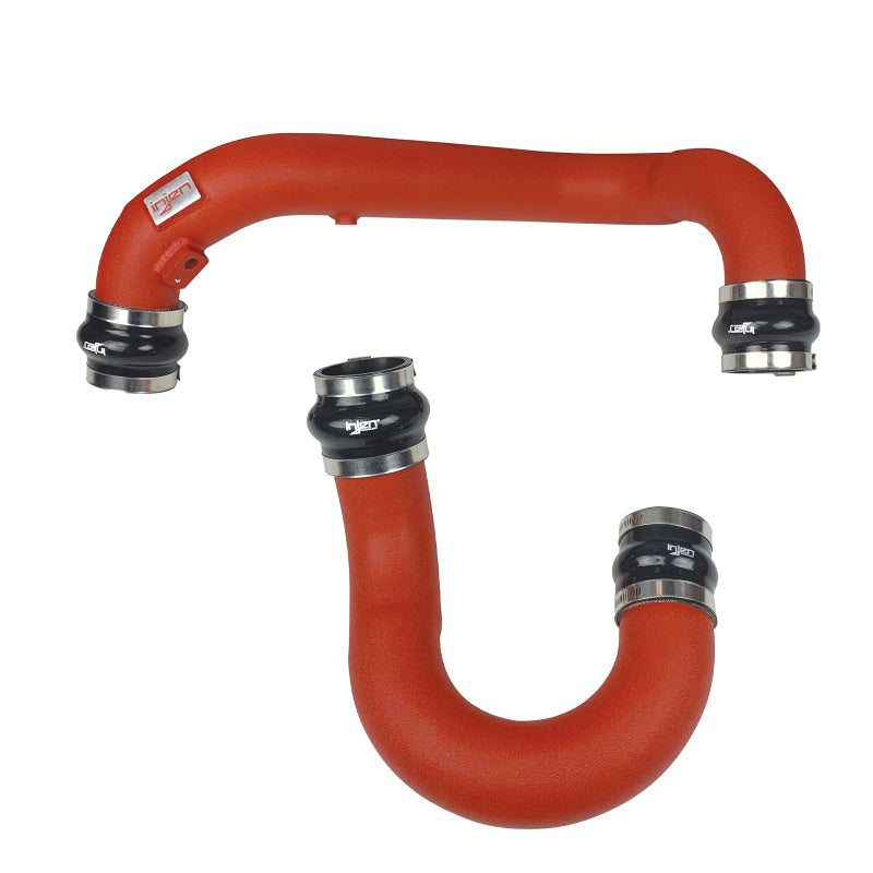 Injen 18-19 Audi S4/S5 (B9) V6 3.0L Turbo Wrinkle Red Intercooler Piping-thumbmail-1