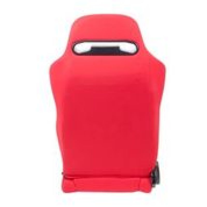 NRG Sport Seats (Pair) Type-R Cloth w/NRG Logo - Red w/Red Stitch-thumbmail-3