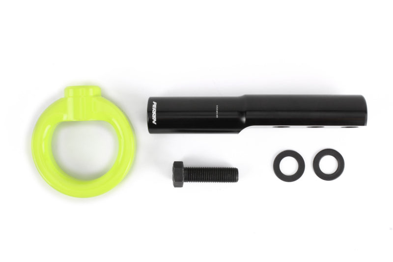 Perrin Tow Hook Kit - 10th Gen Honda Civic SI/Type-R/Hatchback - Neon Yellow-thumbmail-3