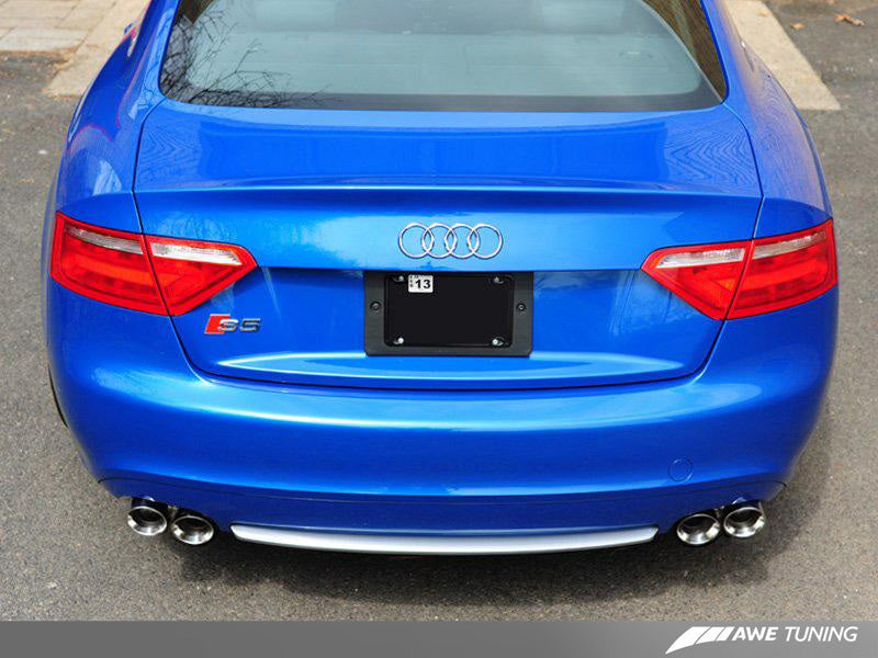AWE Tuning Audi B8 S5 4.2L Track Edition Exhaust System - Polished Silver Tips-thumbmail-7