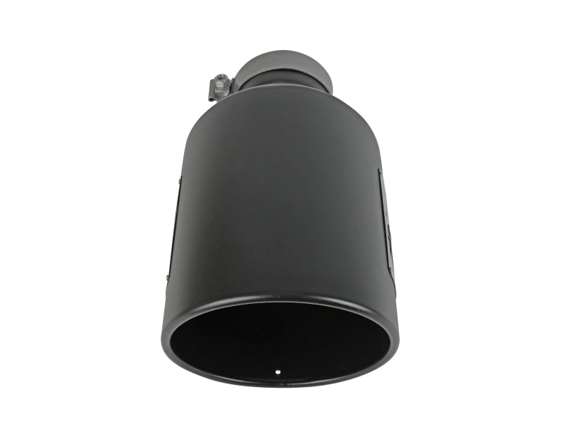 aFe Power MACH Force-Xp 409 Stainless Steel Clamp-on Exhaust Tip Black-thumbmail-4