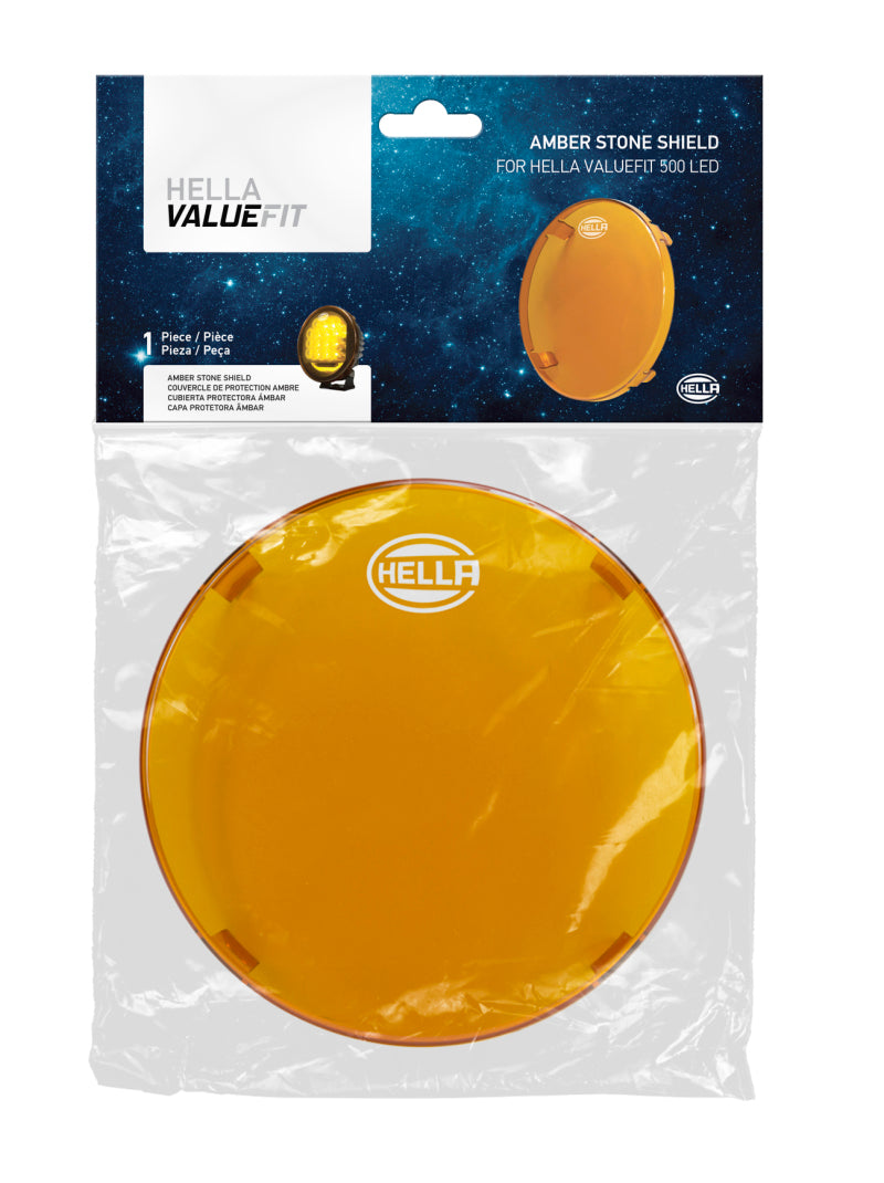 Hella 500 LED Driving Lamp 6in Amber Cover-thumbmail-4