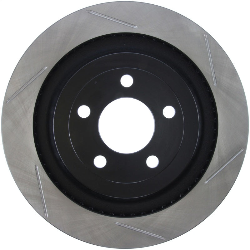 StopTech 2015 Ford Mustang GT w/ Brembo Brakes Left Rear Slotted Brake Rotor-thumbmail-4