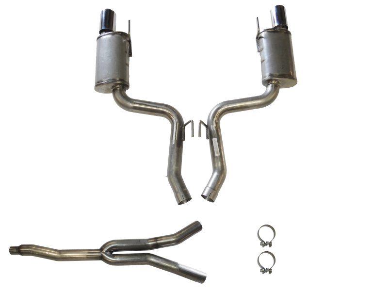 JBA 15-20 Ford Mustang EcoBoost 2.3L 409SS Dual Rear Exit Cat-Back Exhaust-thumbmail-1