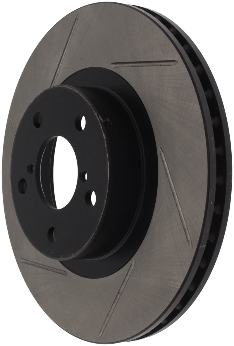 StopTech Power Slot 00-05 Legacy / 7/98-08 Impreza Front Right Sportstop Slotted Rotor-thumbmail-4