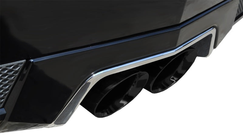 Corsa 11-13 Cadillac CTS Coupe V 6.2L V8 Black Sport Axle-Back Exhaust-thumbmail-2