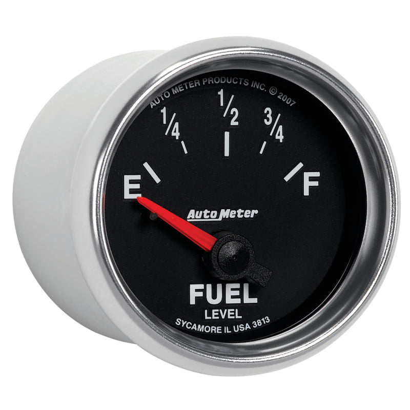 Autometer GS 52mm 0-90 ohms Short Sweep Electronic Fuel Level GM Gauge-thumbmail-2