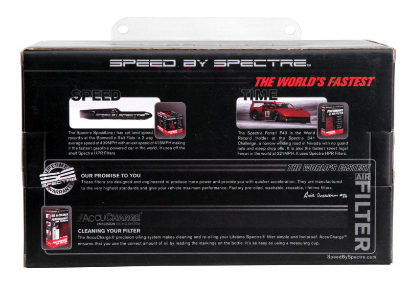 Spectre Adjustable Conical Air Filter 9-1/2in. Tall (Fits 3in. / 3-1/2in. / 4in. Tubes) - Red-thumbmail-9
