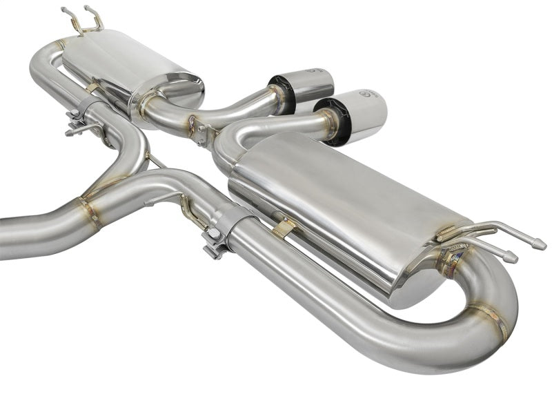 aFe Takeda 3in 304 SS Cat-Back Exhaust System w/ Polished Tips 2017 Honda Civic Si I4 1.5L (t)-thumbmail-4