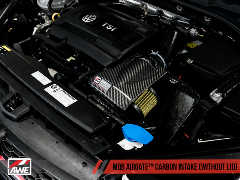 AWE Tuning Audi / Volkswagen MQB 1.8T/2.0T/Golf R Carbon Fiber AirGate Intake w/ Lid-thumbmail-5