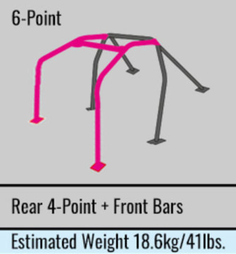 Cusco D1 Chromoly Roll Cage 6P Honda Civic EG/EK Non Sunroof (S/O / No Cancel)-thumbmail-1