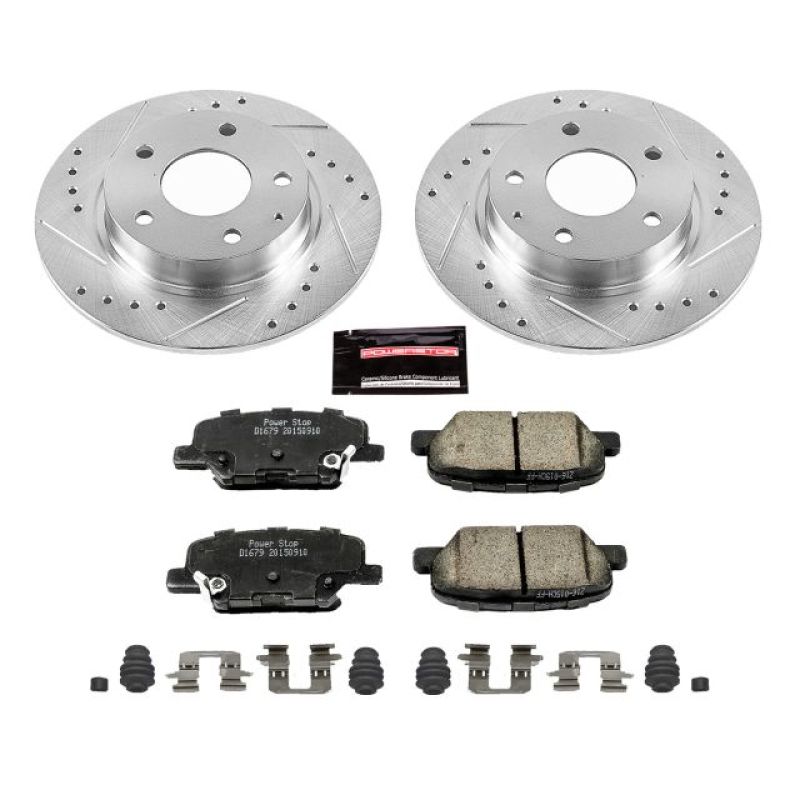 Power Stop 14-16 Mazda 3 Rear Z23 Evolution Sport Brake Kit-thumbmail-1