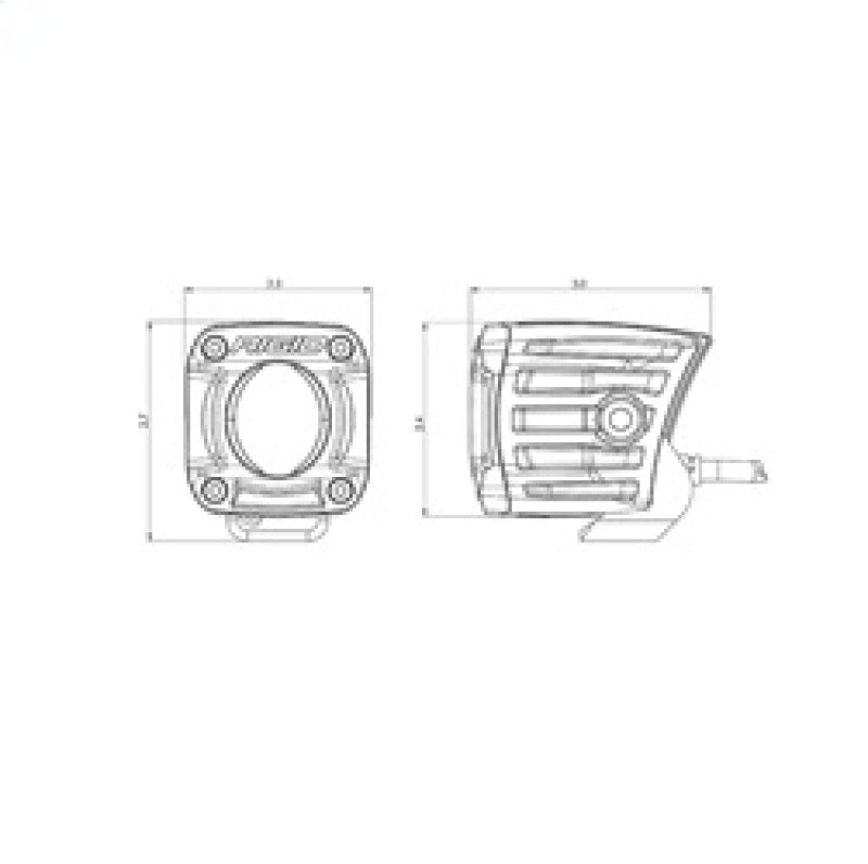 Rigid Industries Revolve Pod with White Trim Ring - Pair-thumbmail-5