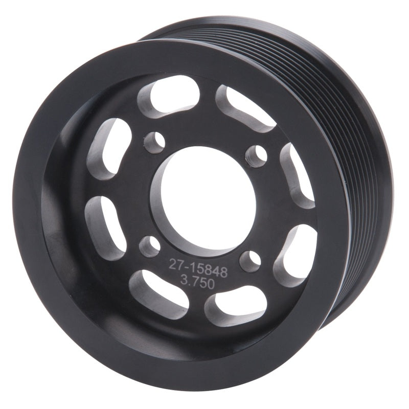 Edelbrock Pulley Supercharger Enforcer 10 Rib 3 75In Black-thumbmail-2