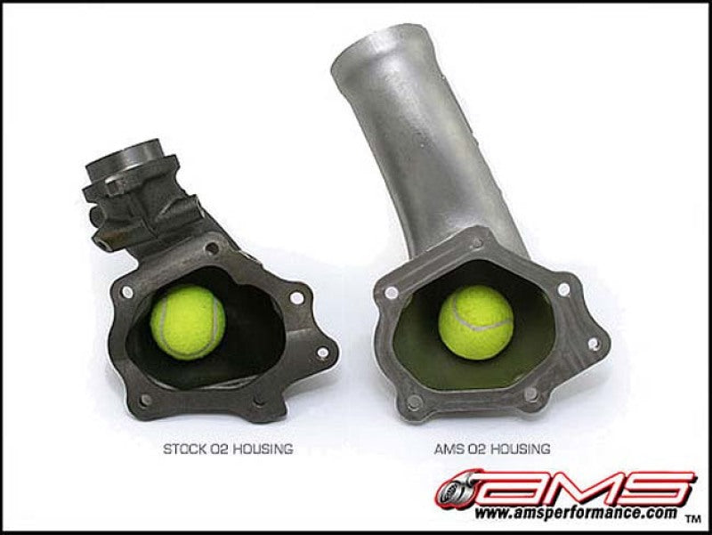 AMS Performance 08-15 Mitsubishi EVO X Widemouth Downpipe w/Turbo Outlet Pipe-thumbmail-3