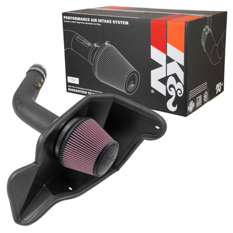K&N 15-17 Ford Mustang 3.7L V6 F/I Performance Intake Kit-thumbmail-11
