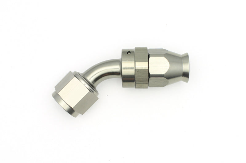 DeatschWerks 8AN Female Swivel 45-Degree Hose End PTFE (Incl. 1 Olive Insert)-thumbmail-2