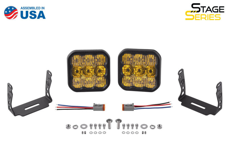 Diode Dynamics SS5 LED Pod Pro - Yellow Spot (Pair)-thumbmail-7