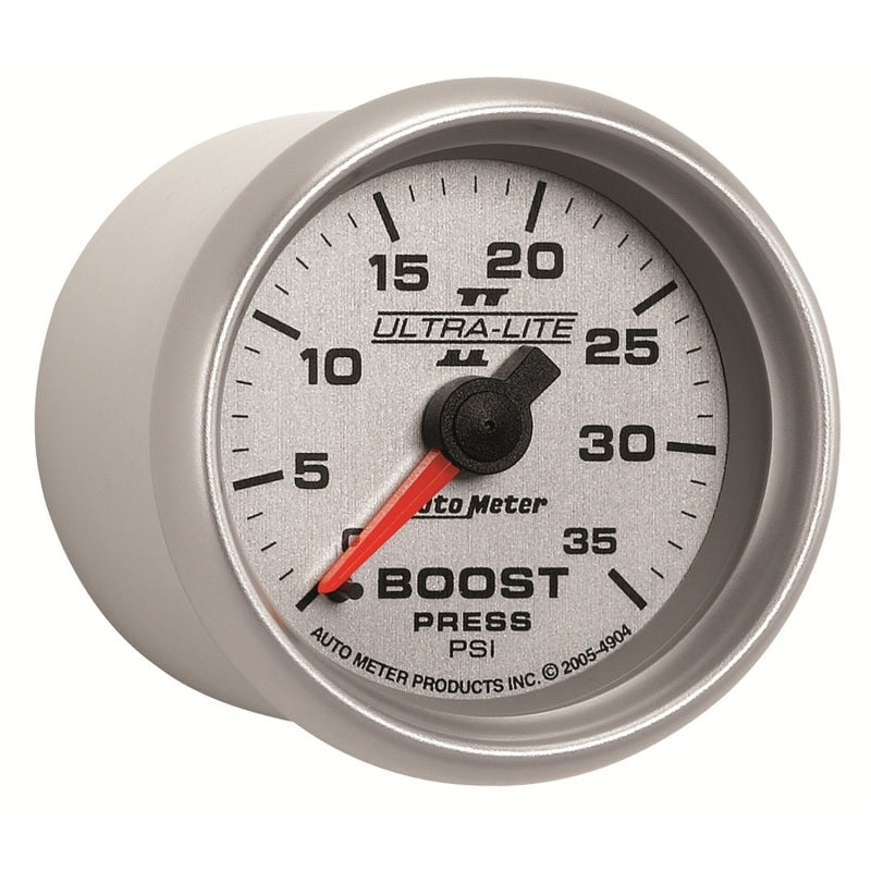 Autometer UL II Boost Gauge 2-1/16in Mechanical Pressure Ultra-Lite Gauge 35PSI-thumbmail-2