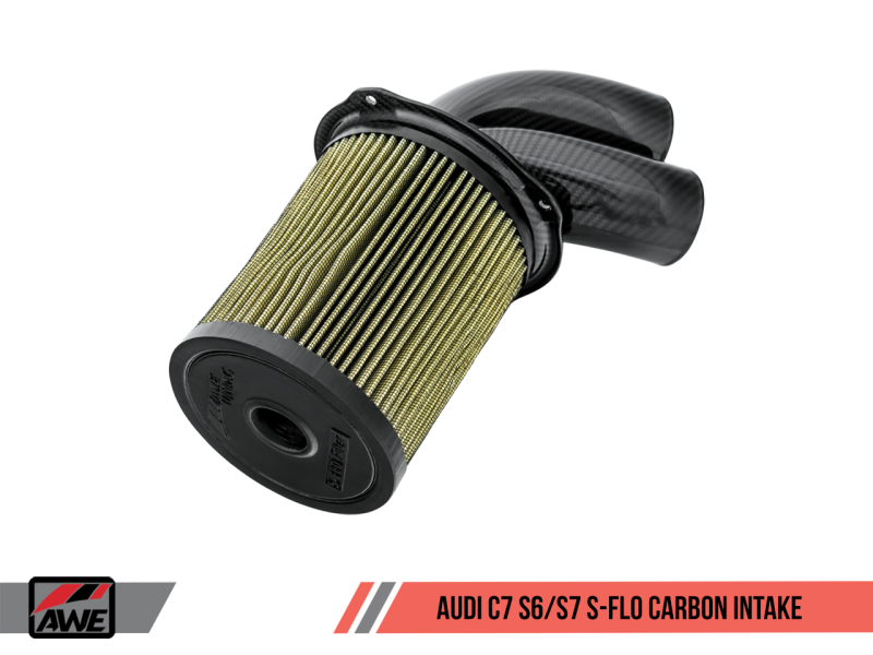 AWE Tuning Audi C7 S6 / S7 4.0T S-FLO Carbon Intake V2-thumbmail-6